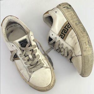 Versace #48753 Greca Low Top Sneakers Size 44 (10.5)
